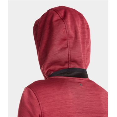 Sudadera con cremallera de equitación Horse Pilot mujer Tempest Rojo oscuro Sudadera con cremallera de equitación Horse Pilot mujer Tempest Rojo oscuro