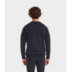 Sudadera de equitación Horse Pilot de lana merina para hombre Noche oscura Negro