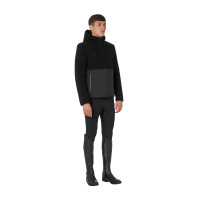 Chaqueta impermeable para hombre con inserciones de tejido Teddy Equestro Americana marina Azul marino
