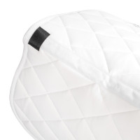 Manta de salto con logotipo de strass Equestro Blanco