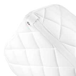 Alfombra de salto con logotipo de strass Equestro Blanco