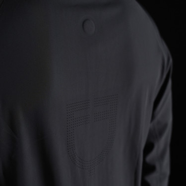 Sudadera técnica con capucha para hombre Equestro Ridertechnology Negro Sudadera técnica con capucha para hombre Equestro Ridertechnology Negro