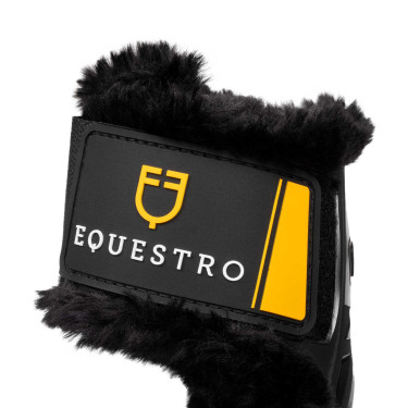 Protectores de menudillo Spider Man con borreguillo sintético Equestro Negro