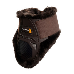 Protectores de menudillo Spider Man con borreguillo sintético Equestro Castaño Marr&amp;amp;amp;oacute;n