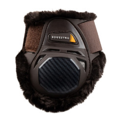 Protectores de menudillo Spider Man con borreguillo sintético Equestro Castaño Marr&amp;amp;amp;oacute;n