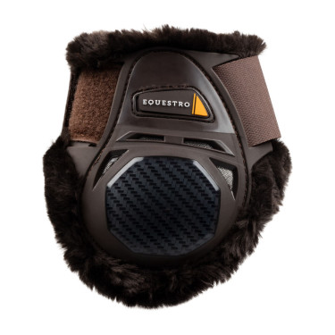 Protectores de menudillo Spider Man con borreguillo sintético Equestro Castaño Marr&amp;amp;amp;oacute;n