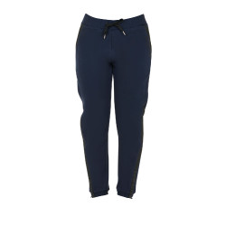 Pantalón tear-away para mujer con cremallera de largo completo Equestro Americana marina Azul marino