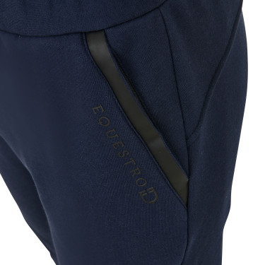 Pantalón tear-away para mujer con cremallera de largo completo Equestro Americana marina Azul marino