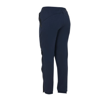 Pantalón tear-away para mujer con cremallera de largo completo Equestro Americana marina Azul marino