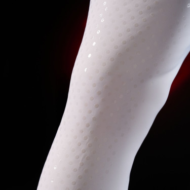 Pantalón Equestro slim fit hombre Ridertechnology full grip Blanco