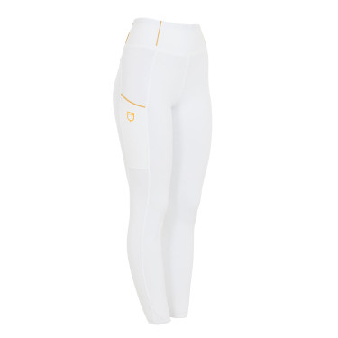 Legging para mujer con forro polar Equestro Blanco