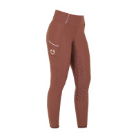 Legging para mujer con forro polar Equestro Americana marina Azul marino