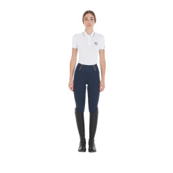 Legging para mujer con forro polar Equestro Americana marina Azul marino Legging para mujer con forro polar Equestro Americana marina Azul marino