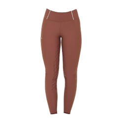 Legging para mujer con forro polar Equestro Nogal / blanco antiguo Marr&amp;amp;amp;oacute;n