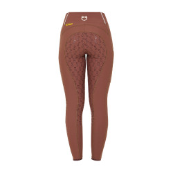 Legging para mujer con forro polar Equestro Nogal / blanco antiguo Marr&amp;amp;amp;oacute;n