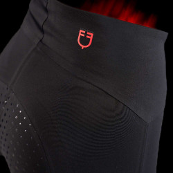 Legging Equestro de talle alto para mujer Ridertechnology full grip Negro