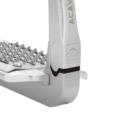 Estribos de seguridad Acavallo Rel-X 180 rama desmontable Aluminio Plata