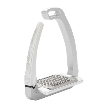 Estribos de seguridad Acavallo Rel-X 180 rama desmontable Aluminio Plata