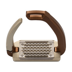 Estribos de seguridad Acavallo Rel-X 180 rama desmontable Marrón dorado Marr&amp;amp;amp;oacute;n