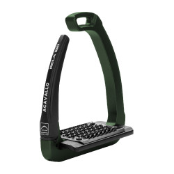 Estribos de seguridad Acavallo Rel-X 180 rama desmontable Caza verde