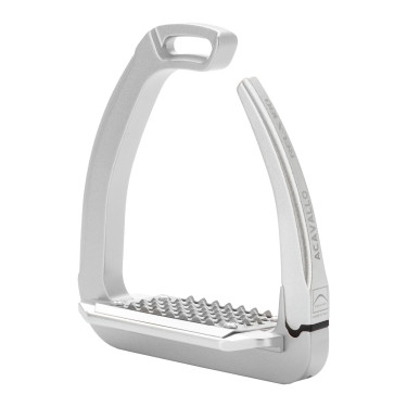 Estribos de seguridad Acavallo Rel-X 180 rama desmontable Aluminio Plata