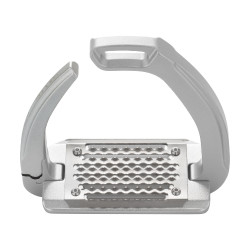 Estribos de seguridad Acavallo Rel-X 180 rama desmontable Aluminio Plata