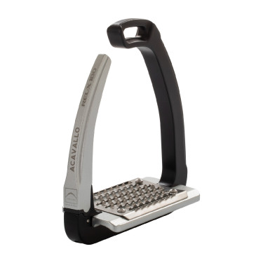 Estribos de seguridad Acavallo Rel-X 180 rama desmontable Negro