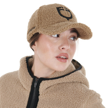 Gorra unisex Equestro con inserto de malla Incienso / negro