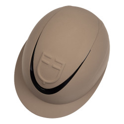 Casco para mujer con visera ancha y logotipo en relieve Equestro Nuez Marrón Casco para mujer con visera ancha y logotipo en relieve Equestro Nuez Marrón
