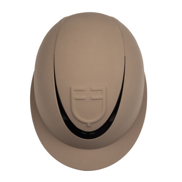 Casco para mujer con visera ancha y logotipo en relieve Equestro Nuez Marrón Casco para mujer con visera ancha y logotipo en relieve Equestro Nuez Marrón