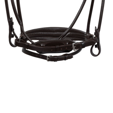 Brida Iris de cuero de becerro Acavallo Marrón / marrón