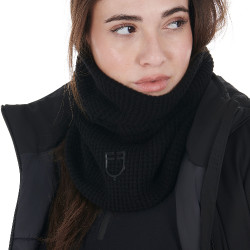 Cuello de lana unisex Equestro Negro