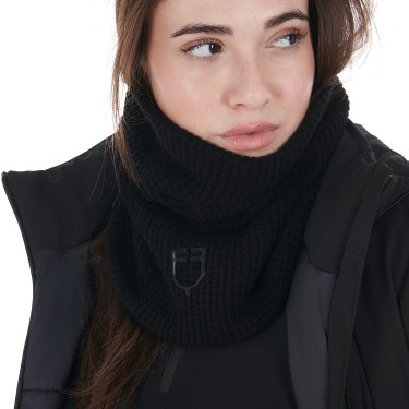 Cuello de lana unisex Equestro Negro