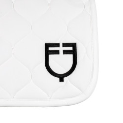 Alfombra de salto de tejido técnico acolchado Equestro Blanco