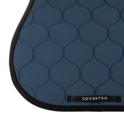 Alfombra de salto de tejido técnico acolchado Equestro Mar de Bering Azul Alfombra de salto de tejido técnico acolchado Equestro Mar de Bering Azul
