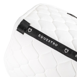 Alfombra de salto de tejido técnico acolchado Equestro Blanco