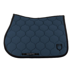 Alfombra de salto de tejido técnico acolchado Equestro Mar de Bering Azul Alfombra de salto de tejido técnico acolchado Equestro Mar de Bering Azul