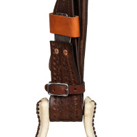 Acabado en rawhide 9002 de la silla Pool Castaño Marrón