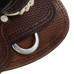 Acabado en rawhide 9002 de la silla Pool Castaño Marrón