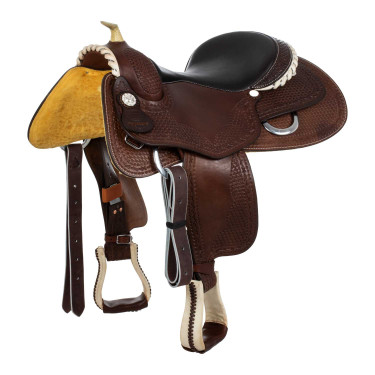 Acabado en rawhide 9002 de la silla Pool Castaño Marrón