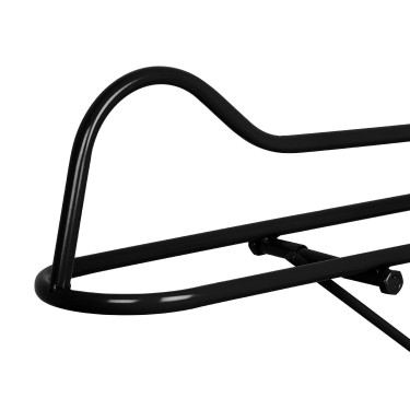 Soporte de silla de montar plegable de pared para silla western Umbria Equitazione Negro