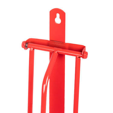 Soporte de silla de montar plegable de pared para silla western Umbria Equitazione Roja Rojo