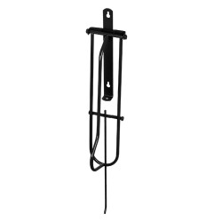 Soporte de silla de montar plegable de pared para silla western Umbria Equitazione Negro