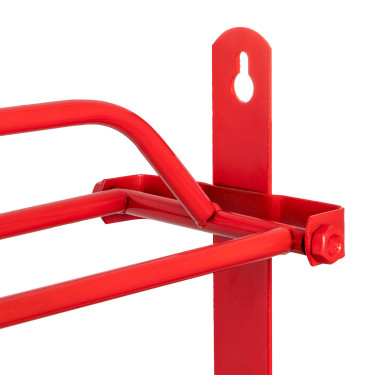 Soporte de silla de montar plegable de pared para silla western Umbria Equitazione Roja Rojo