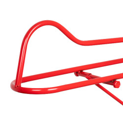 Soporte de silla de montar plegable de pared para silla western Umbria Equitazione Roja Rojo