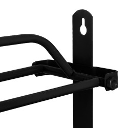 Soporte de silla de montar plegable de pared para silla western Umbria Equitazione Negro
