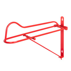 Soporte de silla de montar plegable de pared para silla western Umbria Equitazione Roja Rojo