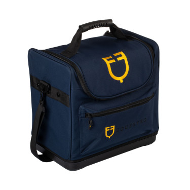 Bolsa de limpieza con bolsillo con cremallera Equestro Marino Azul marino