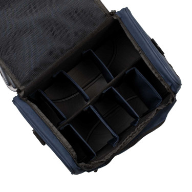 Bolsa de limpieza con bolsillo con cremallera Equestro Marino Azul marino