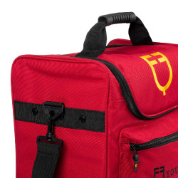 Bolsa de limpieza con bolsillo con cremallera Equestro Burdeos Bolsa de limpieza con bolsillo con cremallera Equestro Burdeos